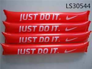 Red Design Inflatable Cheer Stick Customized Logo LS30544