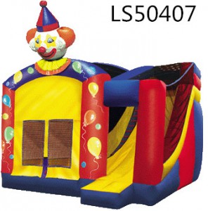 Fashion Inflatable Castle with Slide in High Quality with Factory Price for Sale LS 50407