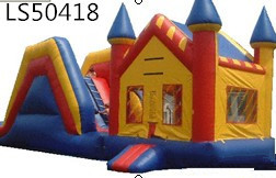 New Design Inflatable Castle &Slide Bouncing House with High Quality for Sale  LS50418