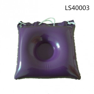 Hot sale promotional PVC pillow 30*30cm or customized size LS40003