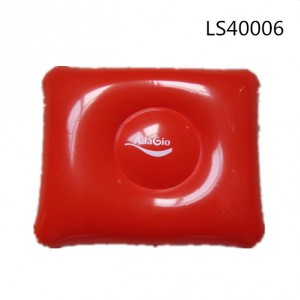 Hot sales pvc material beach pillow 30*20cm LS40006