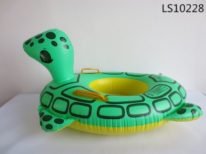 Hot sale Inflatable swim baby seat with tortoise design LS10228