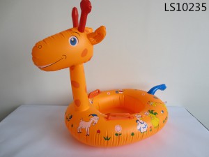 Cute Giraffe design kids swimming floating seat LS10235