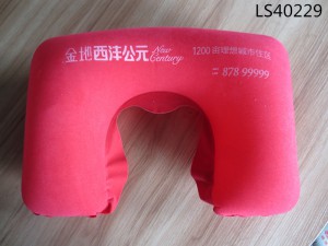 Red Color Inflatable Pillow Customized Logo  LS40229