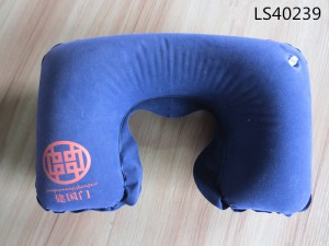 Flocked Inflatable Pillow Customized Logo Hot Sale LS40239