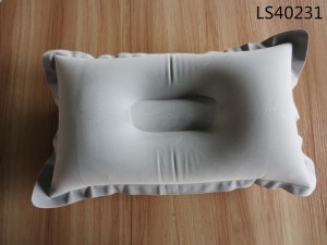 Flocked Inflatable Pillow High Quality with Factory Price LS40231