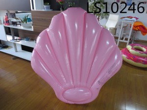 Pink Inflatable Seashell Pool Float LS10246