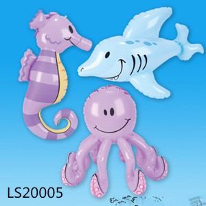 New Arrival Hot-sale Inflatable Sea-fish Sea Animals Cartoon Toys LS20005