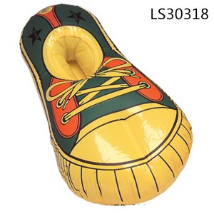 Shoe design inflatable phone/cup holder for promotion LS30318