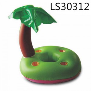 Inflatable new design coconut tree can holder LS30312