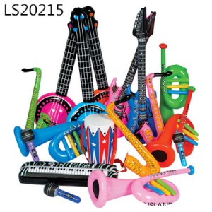 2016 fashionable pvc inflatable colorful musical instrument for paty items and promotional gifts LS20215