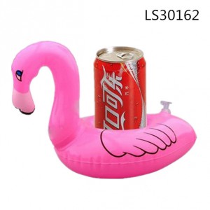 flamingo inflatable drinking holder pvc LS30162