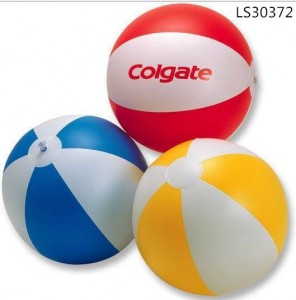 plastic beach ball inflatable beach toy ball LS30372