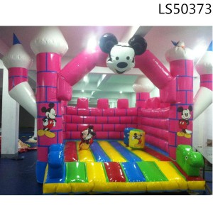 2016 kids fun bounce house commercial inflatable frozen bouncy jumping castle for sale LS50373