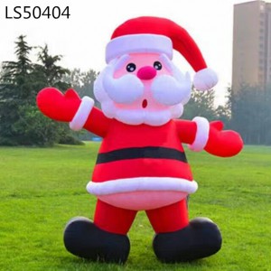 Big Inflatable Christmas Santa For Festival Decorations Outdoors LS50404