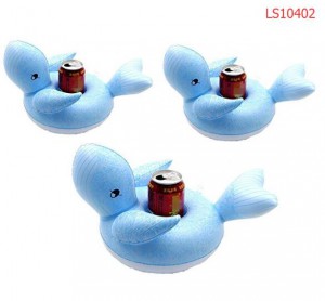 Inflatable fish cup holder LS10402