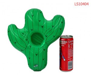 Inflatable cactus cup holder LS10404