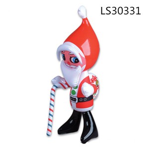 Inflatable pvc santa with candy for festival gifts LS30331