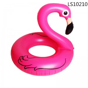 Factory stock inflatable pvc flamingo swim pool float for children LS10210