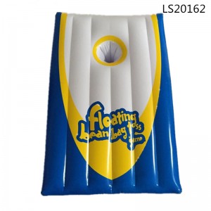 Inflatable mattress float with can holder LS20162