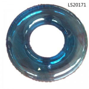 Inflatable swimming ring with dark color LS20171