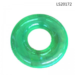 Inflatable pvc green color swimming ring LS20172