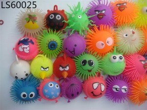 emoji toy puffer ball wholesale cheap TPR bouncing ball LS60025