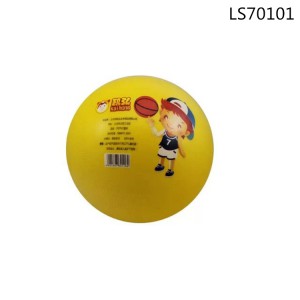 Colorful printed inflatable pvc sports ball LS70101