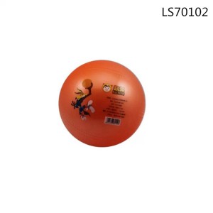 Colorful printed inflatable pvc sports ball LS70102