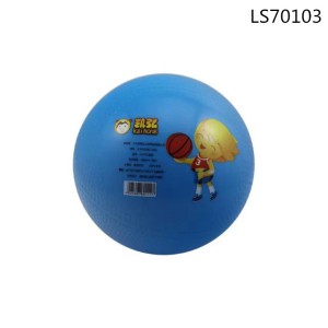 Colorful print inflatable pvc sports ball LS70103