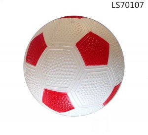 Soccer design pvc plastic inflatable sports ball for sale LS70107