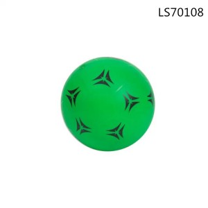 Green color inflatable plastic pvc sports ball for sale LS70108