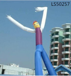 Dancer man design inflatable huge balloon with customized printing for advertising,inflatable big dancer man with factory price in sale LS50257