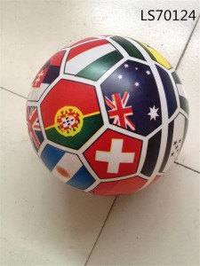 New flag design full printing pvc ball for sale LS70124