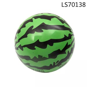 Hot popular watermelon design pvc full printing inflatable ball for sale, customized logo printed inflatable ball for sale LS70138