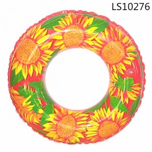 Sunflower Design  Inflatable Swim Ring  Water Inflatables for Adults LS10276