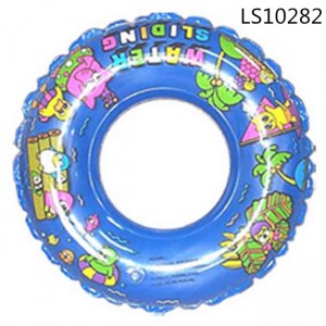 Cartoon Design Inflatable Swim Ring With Blue Color LS10282