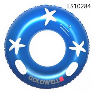 Blue Inflatable Swim Ring Customized Logo LS10284