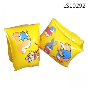 Cartoon Design Inflatable Arm Bands Yellow Arm Ring LS10292