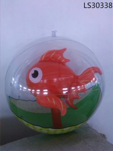 beach ball with fish inside LS30338