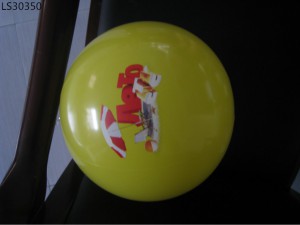 custom logo beach ball LS30350