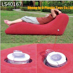 Outdoor inflatable sofa bed for leisure LS40167