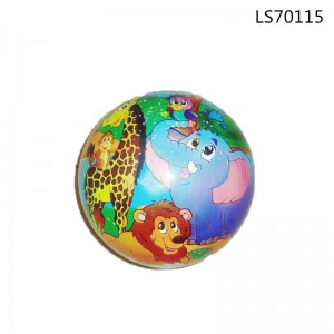 Colorful full cartoon design inflatable pvc ball,new animal cartoon design inflatable vinyl pvc ball for sale LS70115