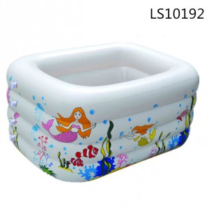 Square new design customized size inflatable swimming pool LS10192