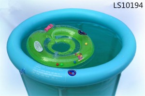 Baby size inflatable pvc swimming pool LS10194