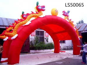 Newest High Quality Double Inflatable Arch LS50065