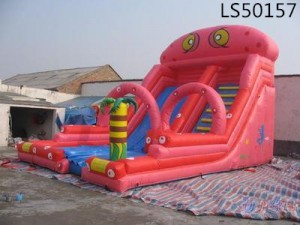 On Sale Pink Inflatable Slide with Cheap Price LS50157