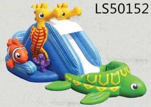 Newest Inflatable Tortoise Inflatable Slide LS50152