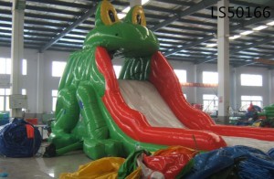 PVC Frog Inflatable Slide for Indoor LS50166