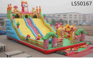 Animal Park Inflatable Slide for Kids Fun LS50167